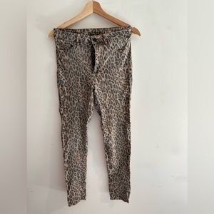 Leopard print high rise skinny jeggings from H&M